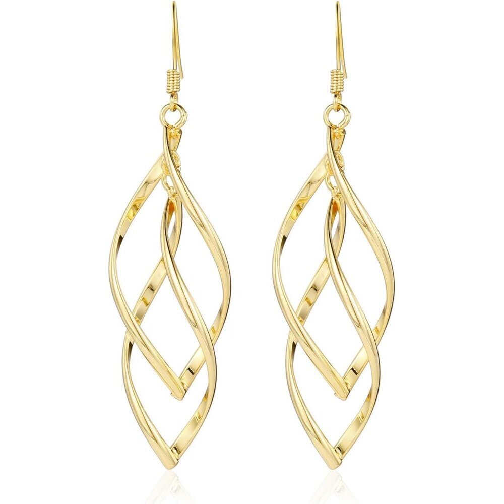 Women's Hypoallergenic Gold Plated Earrings Trendy Fashion Gold Jewelry Gifts